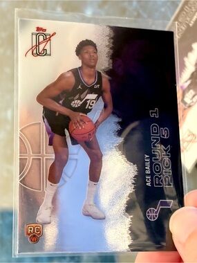 Ace Bailey Rookie Basketball cards  Topps Class Signature